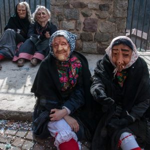 The raucous old ladies - Bagolino, Lombardy, Italy - www.rossiwrites.com