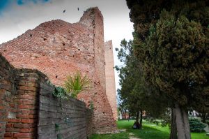 The walls of La Rocca - Noale, Veneto, Italy - www.rossiwrites.com