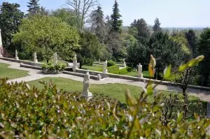 A view of the park of the Villa da Schio, Costozza, Veneto - www.rossiwrites.com