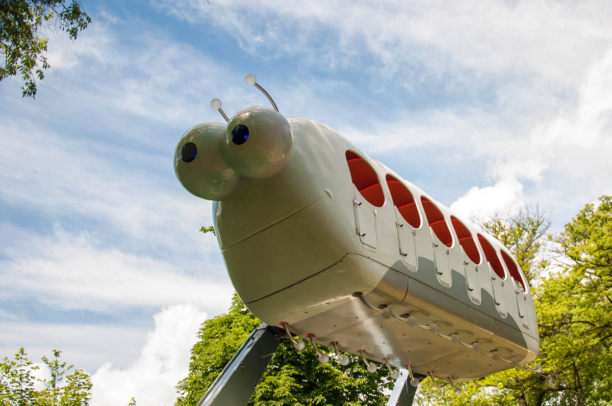 A caterpillar fairground ride - Sea Garden, Varna, Bulgaria - www ...