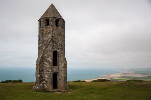 The Pepperpot - The medieval lighthouse at St. Catherine's Oratory - Chale, Isle of Wight - www.rossiwrites.com