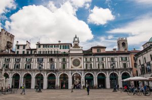 Piazza della Loggia with the astronomical clock - Brescia, Lombardy, Italy - www.rossiwrites.com