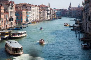The Grand Canal seen from Ca' Foscari - Venice, Italy - rossiwrites.com