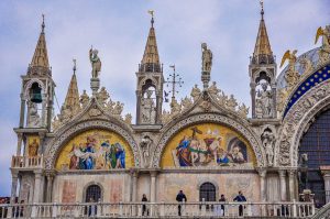 A close-up of St. Mark's Basilica - Venice, Veneto, Italy - www.rossiwrites.com