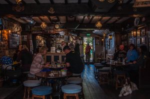 Inside the local pub - Holy Island of Lindisfarne, Northumberland, England - www.rossiwrites.com