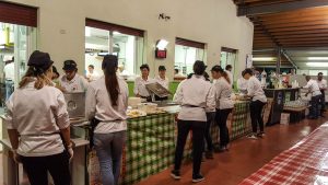 Preparing the food - Lumignano Truffle Festival - Veneto, Italy - www.rossiwrites.com