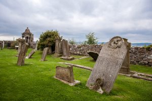 The cemetery surrounding the historic church of Saint Mary - Holy Island of Lindisfarne, Northumberland, England - www.rossiwrites.com