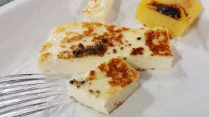 Tosella cheese with polenta and truffles - Lumignano Truffle Festival - Luxury Food at Popular Prices - www.rossiwrites.com