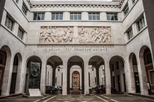 Courtyard - University of Padua - Padua, Veneto, Italy - www.rossiwrites.com