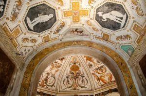 Frescoed and stuccoed ceilings - Cornaro Loggia and Odeon - Padua, Veneto, Italy - www.rossiwrites.com