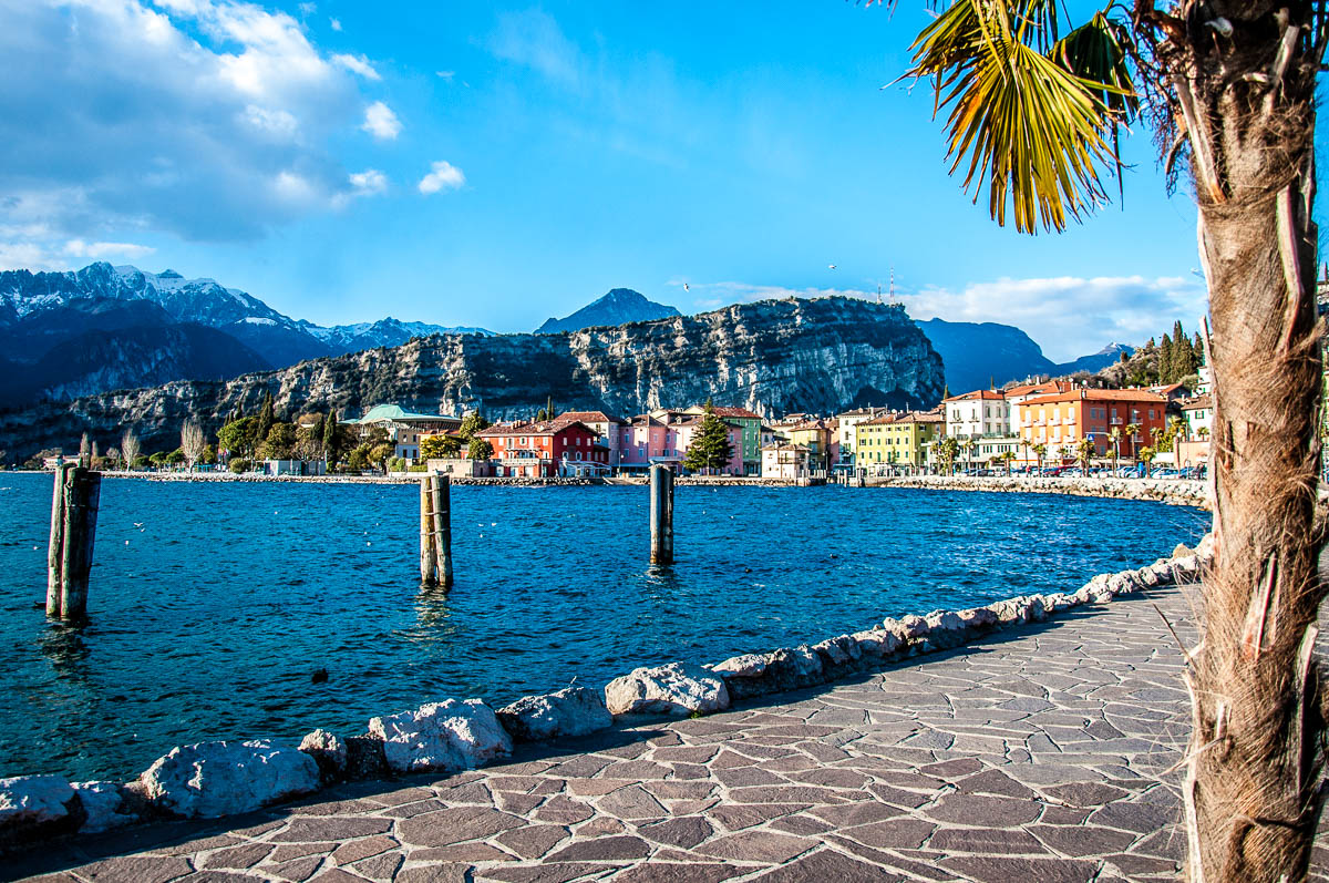 The Promenade With Torbole In The Background Lake Garda Italy Www 