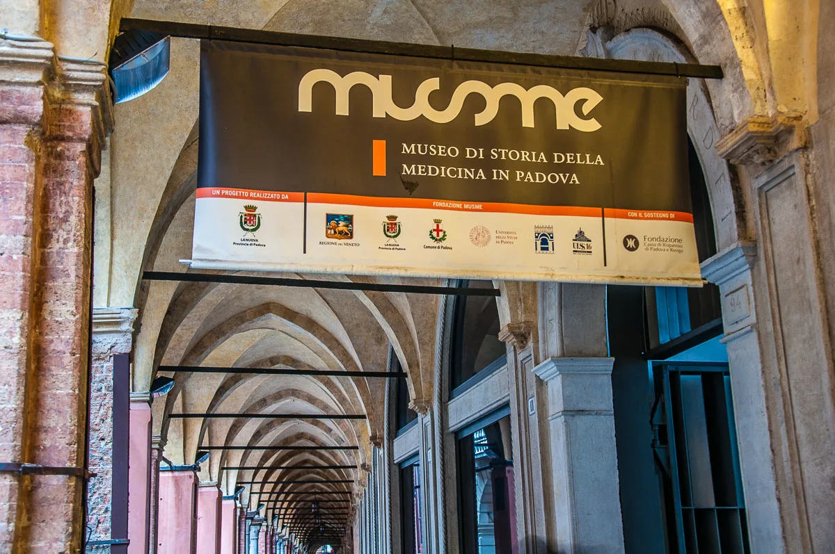 The entrance of the MUSME museum- Padua, Italy - rossiwrites.com