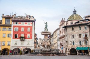 Piazza Duomo with Neptune's Fountain - Trento - Trentino, Italy - www.rossiwrites.com