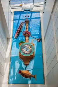 The Wishing Fish Mechanical Clock - Regent Arcade Shopping Centre - Cheltenham, England - www.rossiwrites.com