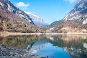 A view of lake Tenno - Trentino, Italy - rossiwrites.com
