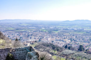 Montecchio Maggiore seen from Romeo's Castle - Montecchio Maggiore, Veneto, Italy - www.rossiwrites.com