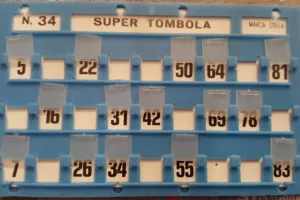 Tombola Board - Italian Christmas game - www.rossiwrites.com
