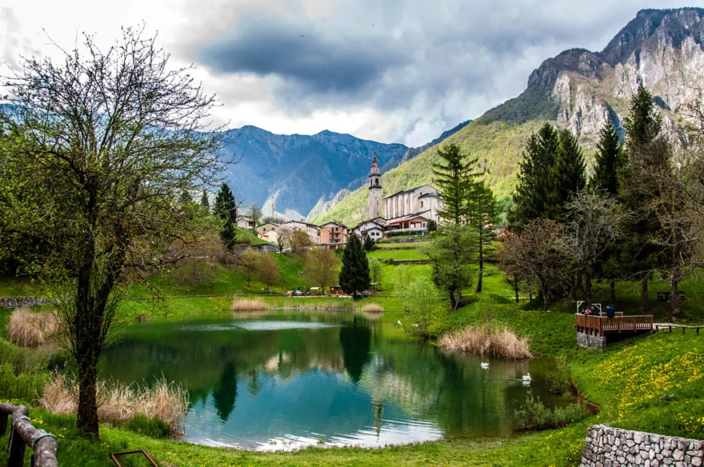 Panoramic view of the small town of Laghi - Veneto, Italy - rossiwrites.com 