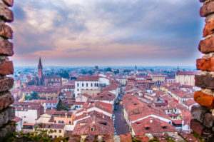 Montagnana seen from above - Veneto, Italy - www.rossiwrites.com