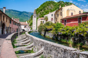 View of historic Serravalle - Vittorio Veneto, Italy - rossiwrites.com