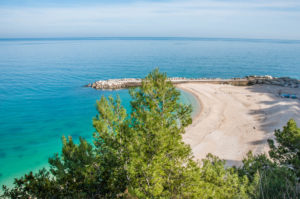 A beach on the Adriatic Sea - Sirolo, Marche, Italy - rossiwrites.com