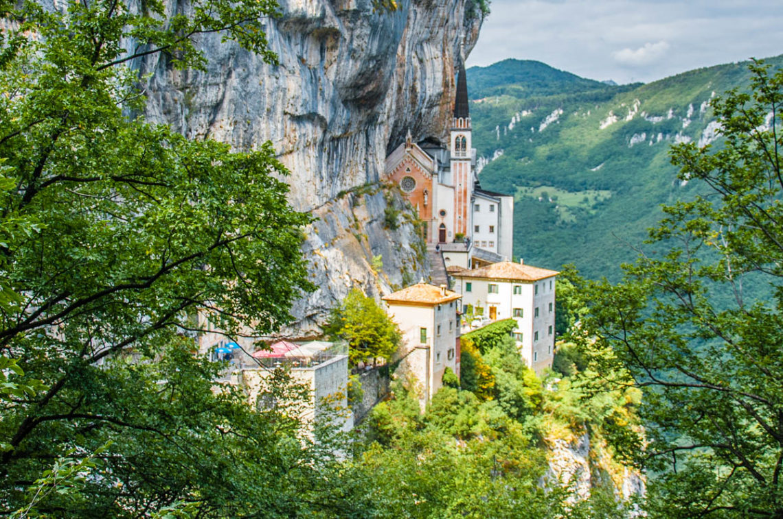 Sanctuary of Madonna della Corona - Spiazzi, Veneto, Italy - www