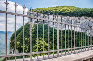 The safety fence - Sanctuary of Madonna della Corona - Spiazzi, Veneto, Italy - rossiwrites.com