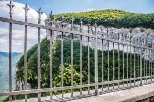 The safety fence - Sanctuary of Madonna della Corona - Spiazzi, Veneto, Italy - rossiwrites.com