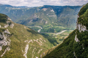 The valley of the river Adige - Sanctuary of Madonna della Corona - Spiazzi, Veneto, Italy - rossiwrites.com