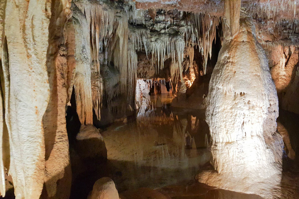 The underground lake in Baredine Cave - Istria, Croatia - rossiwrites.com