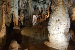 The underground lake in Baredine Cave - Istria, Croatia - www.rossiwrites.com