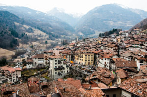 The village seen from the gallery of the St. George's church - Bagolino, Lombardy, Italy - rossiwrites.com