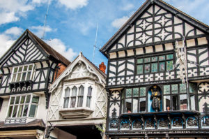 Mock Tudor Houses - Chester, Cheshire, England - rossiwrites.com