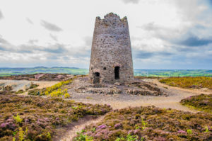 The ruins of the wind mill - Mynydd Parys The Copper Mountain - Amlwch, Isle of Anglesea - Wales, UK - rossiwrites.com