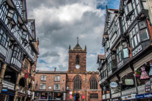 View of the historical centre - Chester, Cheshire, England - rossiwrites.com