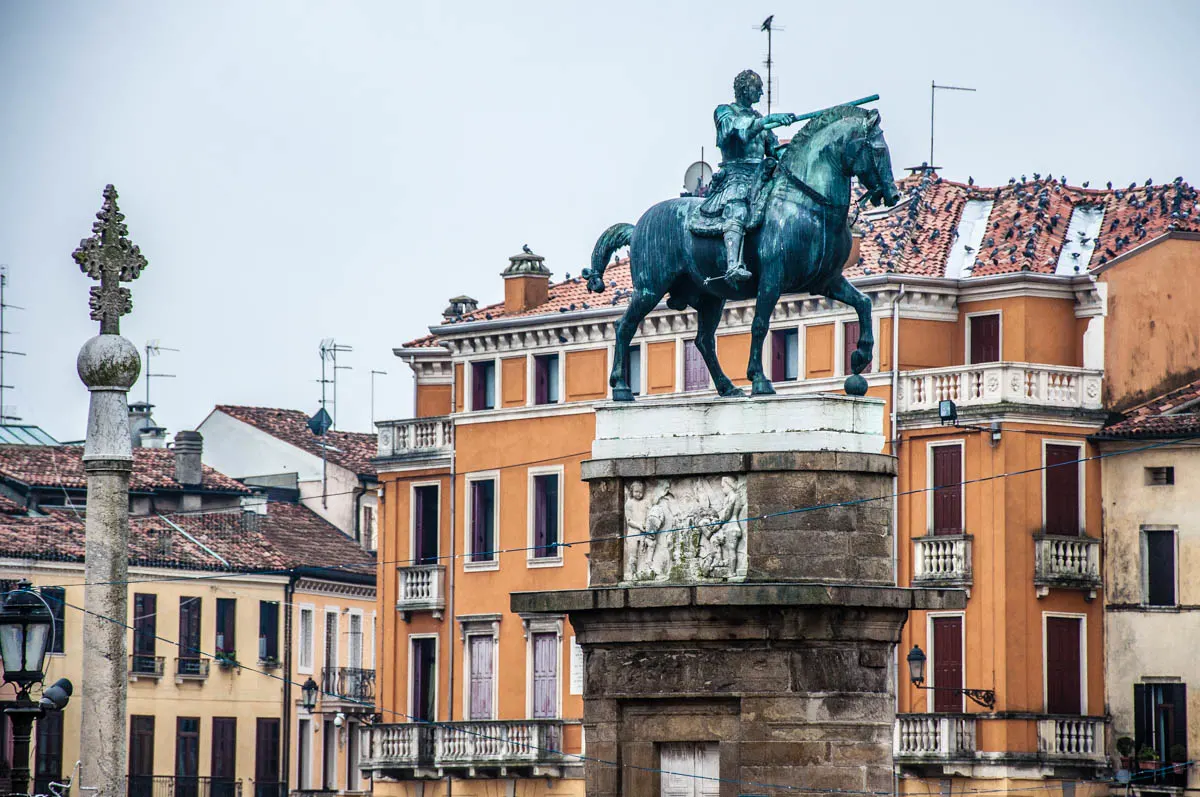 Gattamelata's Equestrian Monument by Donatello - Padua, Veneto, Italy - rossiwrites.com