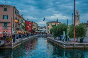 Blue hour in Lazise, Lake Garda, Italy - rossiwrites.com