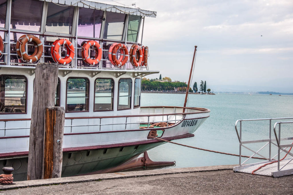 Ferry boat - Peschiera del Garda, Lake Garda, Italy - rossiwrites.com