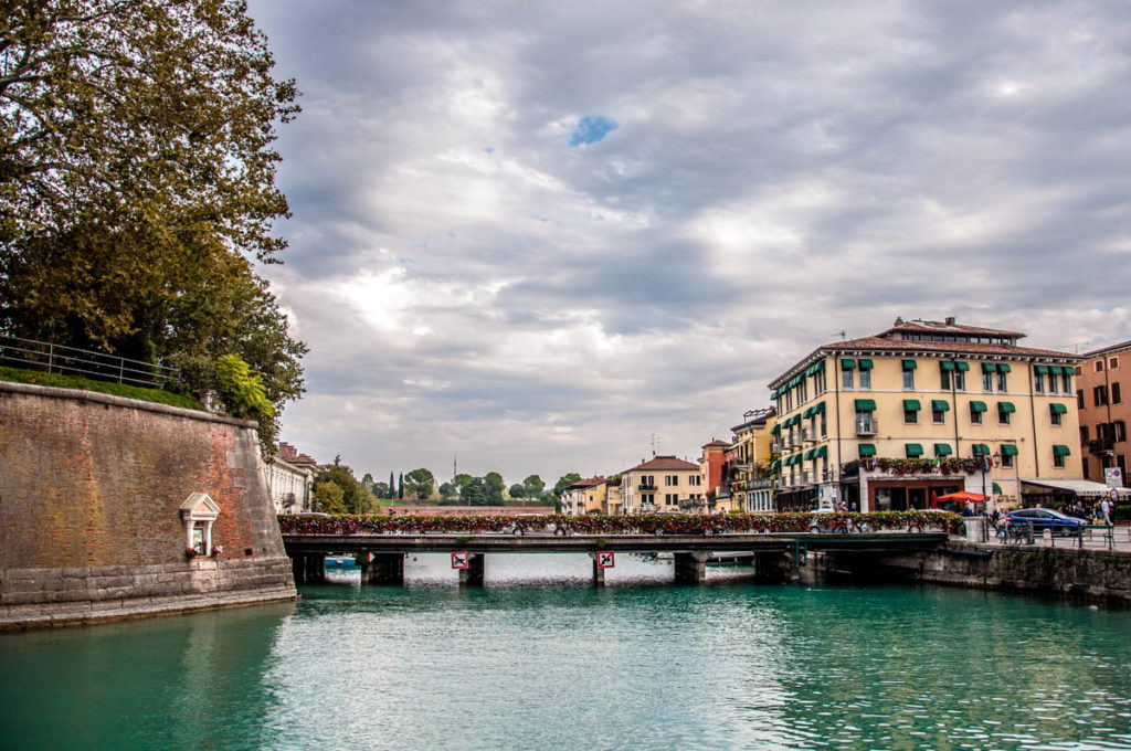 View of Peschiera del Garda with its defensive walls - Lake Garda, Italy - rossiwrites.com