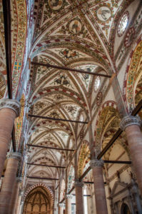 Inside the Church of St. Anastasia - Verona, Veneto, Italy - rossiwrites.com