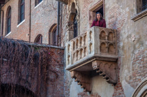 The balcony of Juliet's House - Verona, Veneto, Italy - rossiwrites.com