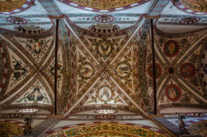 The ceiling of the Church of St. Anastasia - Verona, Veneto, Italy - rossiwrites.com