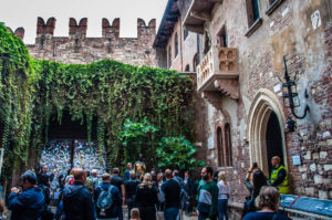 The courtyard of Juliet's House - Verona, Veneto, Italy - rossiwrites.com