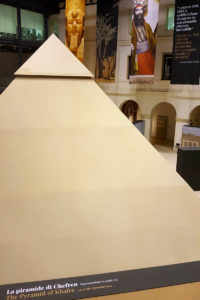 The pyramid in the Belzoni's Egypt Exhibition - Padua, Veneto, Italy - rossiwrites.com