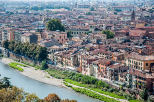 View from above - Verona, Veneto, Italy - rossiwrites.com