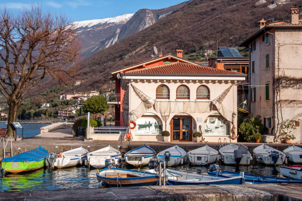 The Museum of the Lake with the harbour - Cassone, Lake Garda, Veneto, Italy - rossiwrites.com