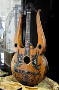Guitar lyra from 1815 - Museum of Music, Venice, Italy - rossiwrites.com
