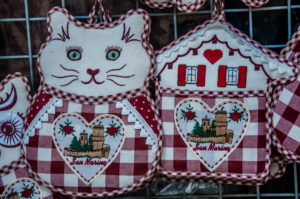 Souvenirs sold in tourist shops - San Marino - rossiwrites.com