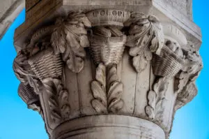 A capital of the Doge's Palace - Venice, Italy - rossiwrites.com