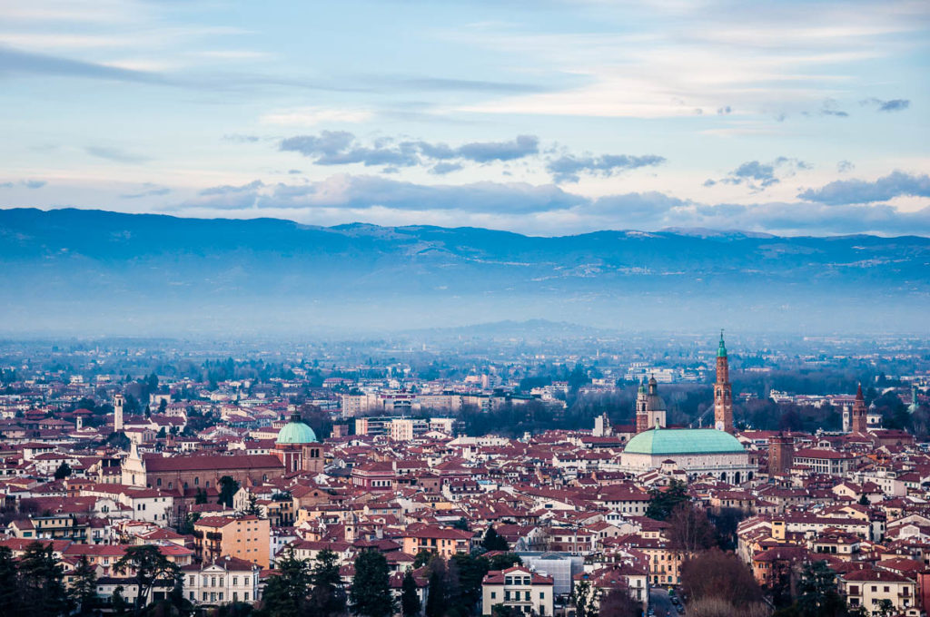 A view of Vicenza from Monte Berico - Vicenza, Italy - rossiwrites.com